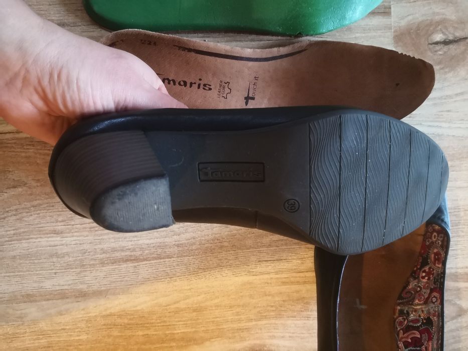 Pantofi comozi piele, mărimea 39, TAMARIS