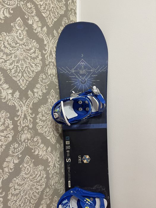 Placa snowboard 150 cm salomon cu legaturi