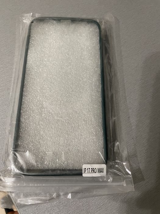 Кейс, case iphone 17 pro max green, зелен