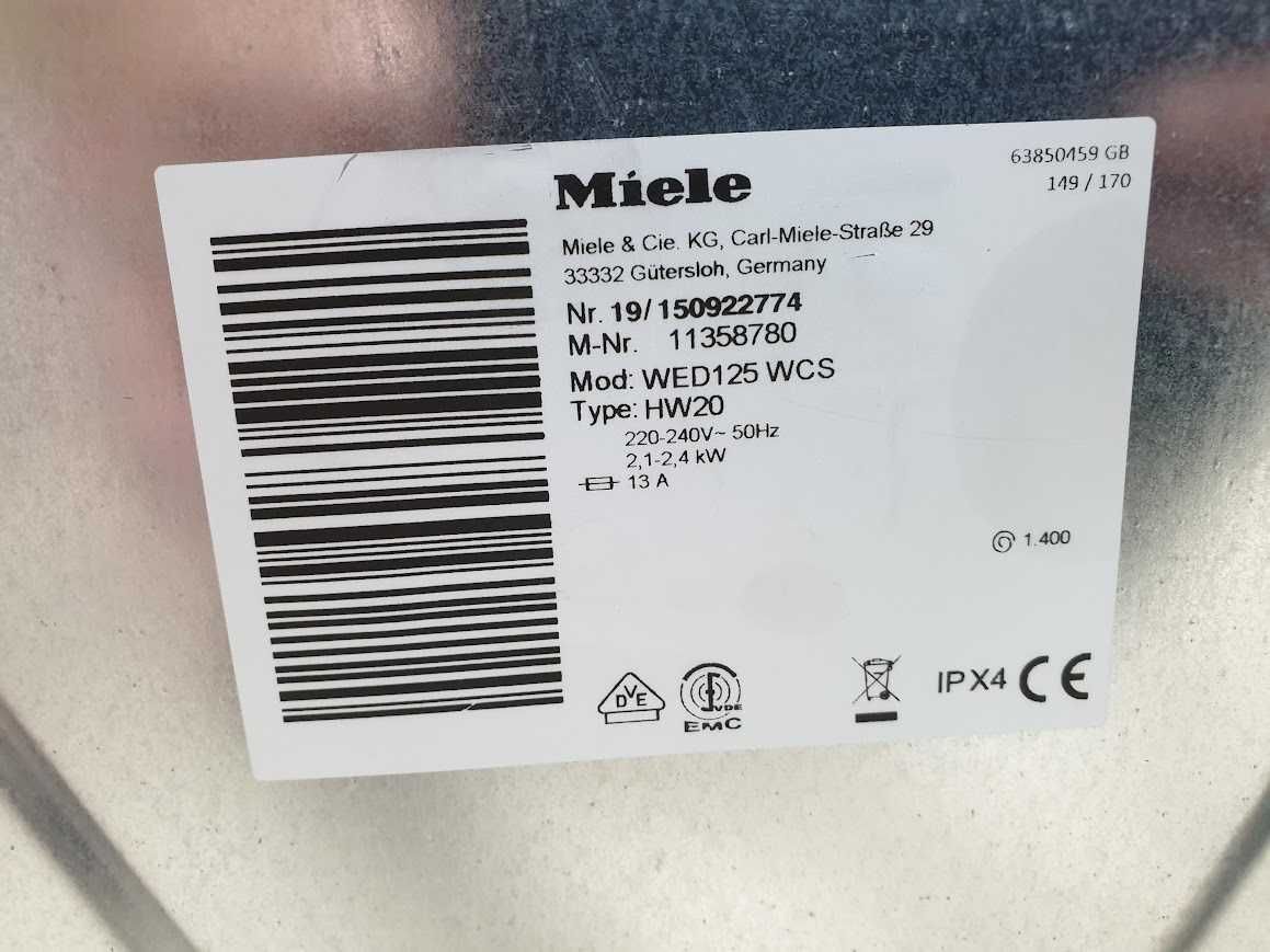 Miele W1 Excellence Пералня 8кг Миеле 12м Гаранция