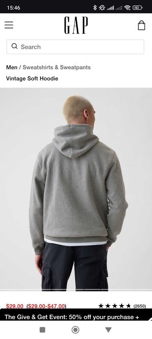 Продам худи от Gap США