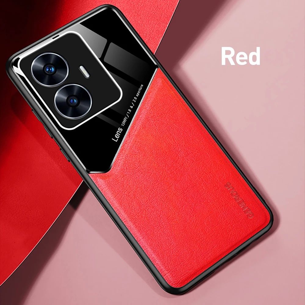 Realme Note 60 / GENEROUS Кожен кейс гръб с магнит