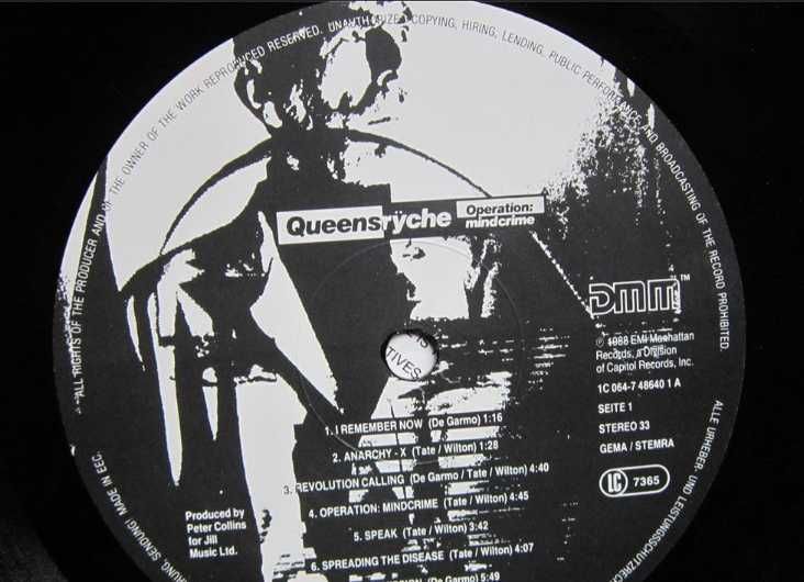 rar vinil Queensryche  Hard Rock,Progressive Rock, Heavy Metal