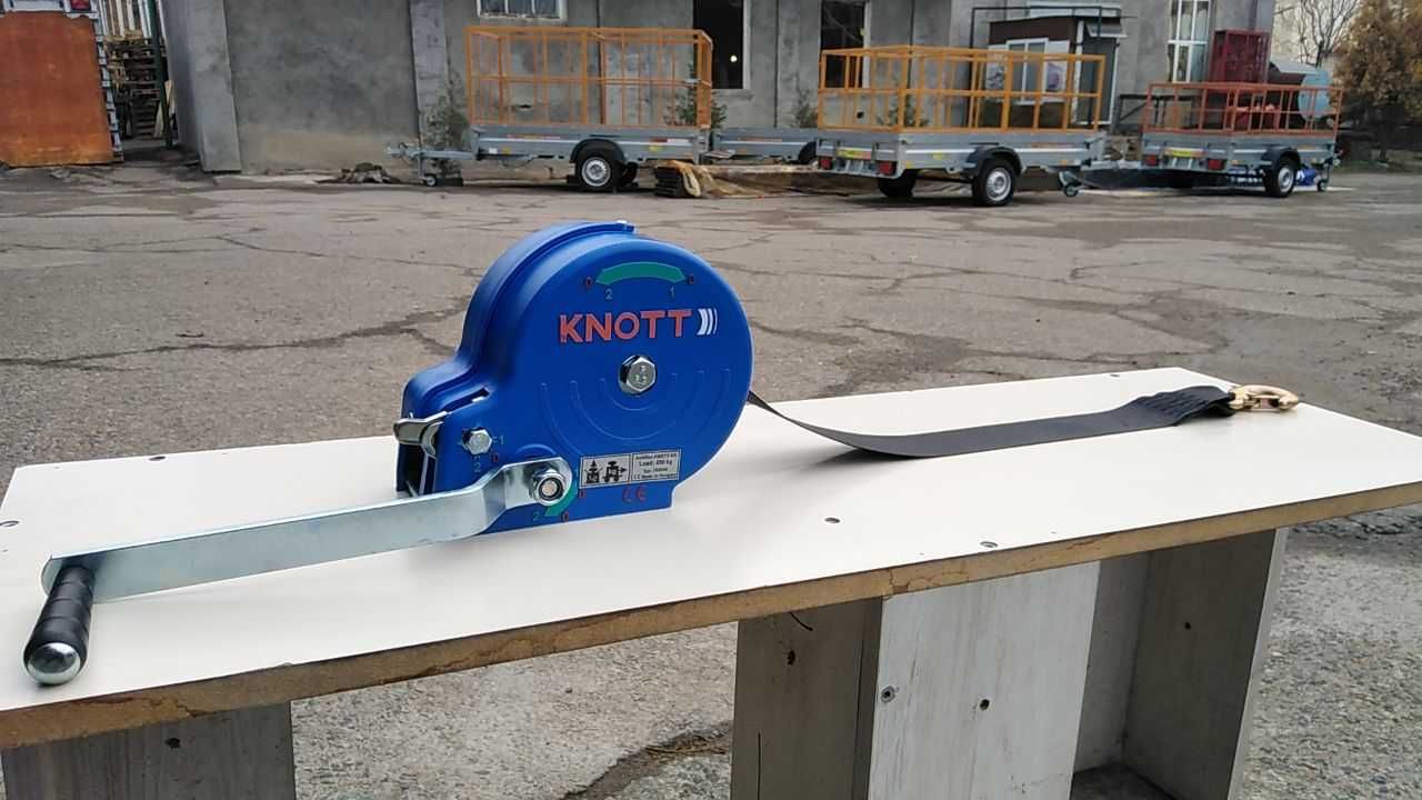 Лебедка ручная  для  лодочных прицепов и авто -Качество от KNOTT.