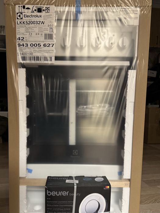 Aragaz MIXT Electrolux LKK520032W/4 Arzatoare/Cup electric/50CM/ClasaA