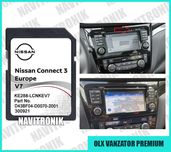Card navigatie Nissan Connect 3 LCN3 Europa 2024 Qashqai Juke Navara