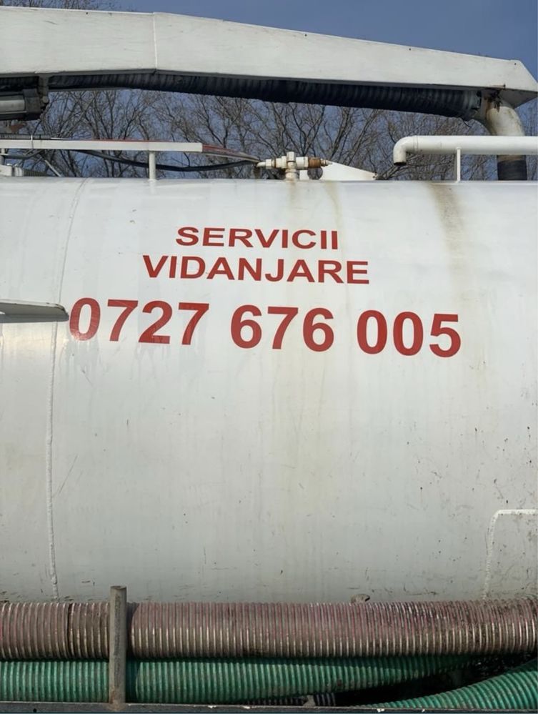 Servicii de Vidanjare si Stropit Drumuri sau Terasamente