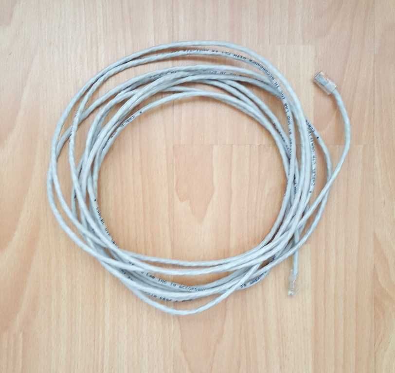 Cablu internet 17 m sertizat cu mufe RJ 45