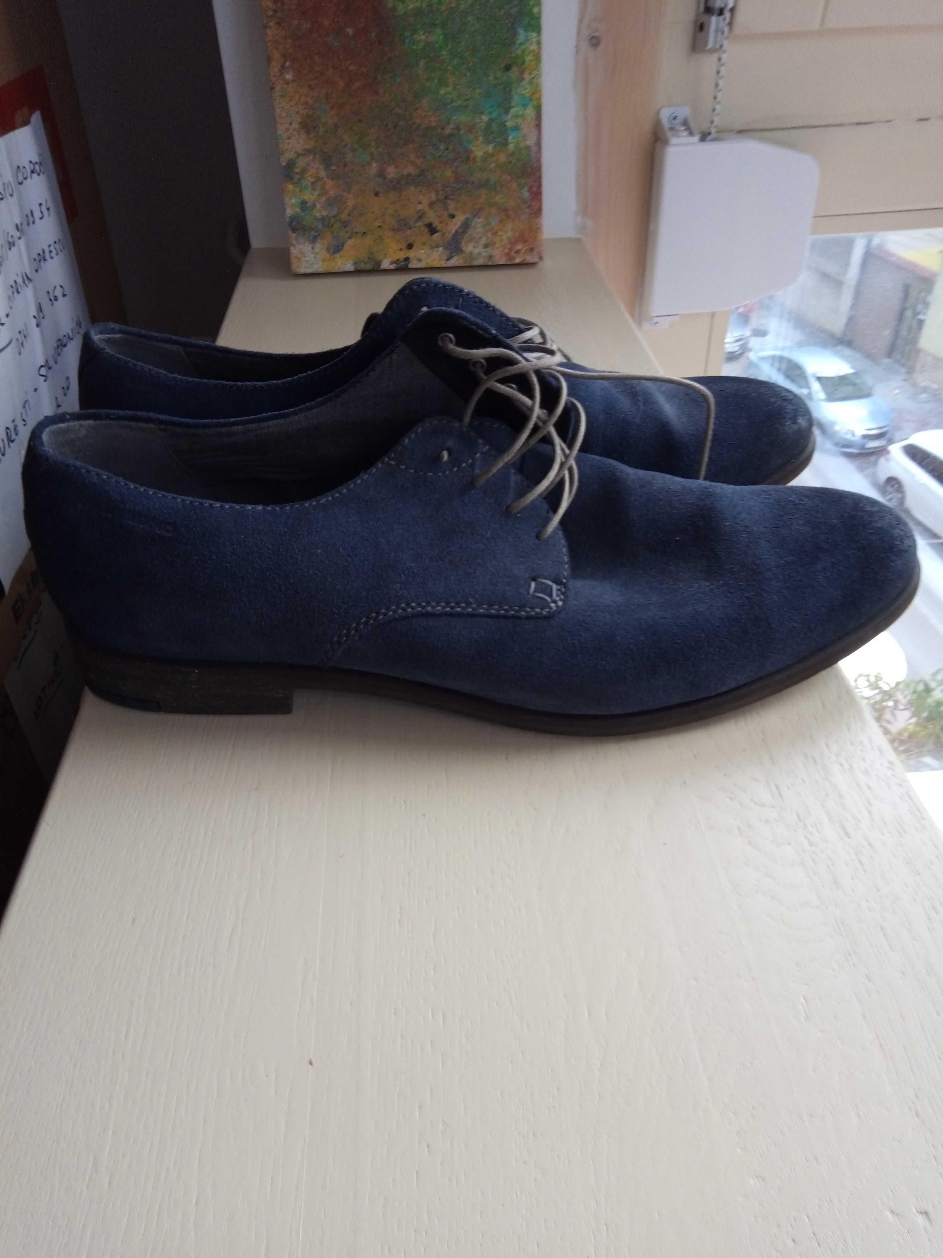 Pantofi piele nubuk Vagabond