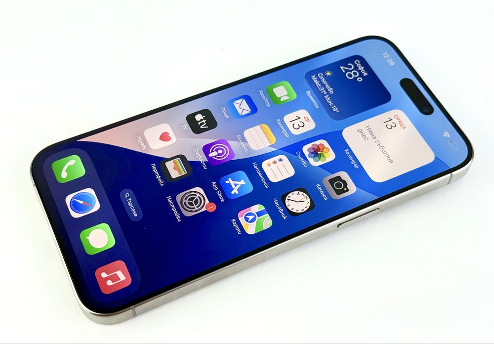 Apple iPhone 15 Pro Max 256GB Natural Titanium Отличен! Гаранция!