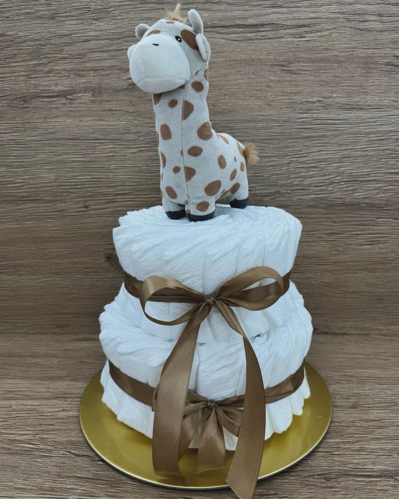 Tort scutece Premium ( baby shower , botez )