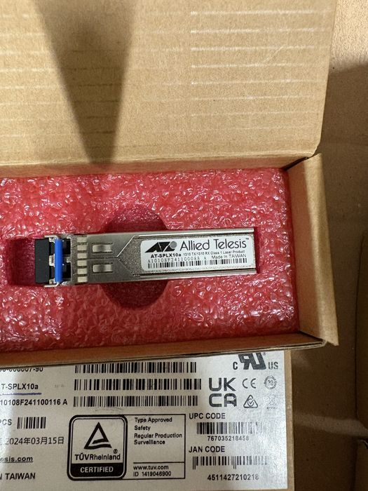 SFP-uri single mode si multi mode Allied Telesis pentru Switch-uri AT