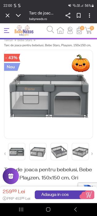 Țarc de joacă pentru bebeluși nou