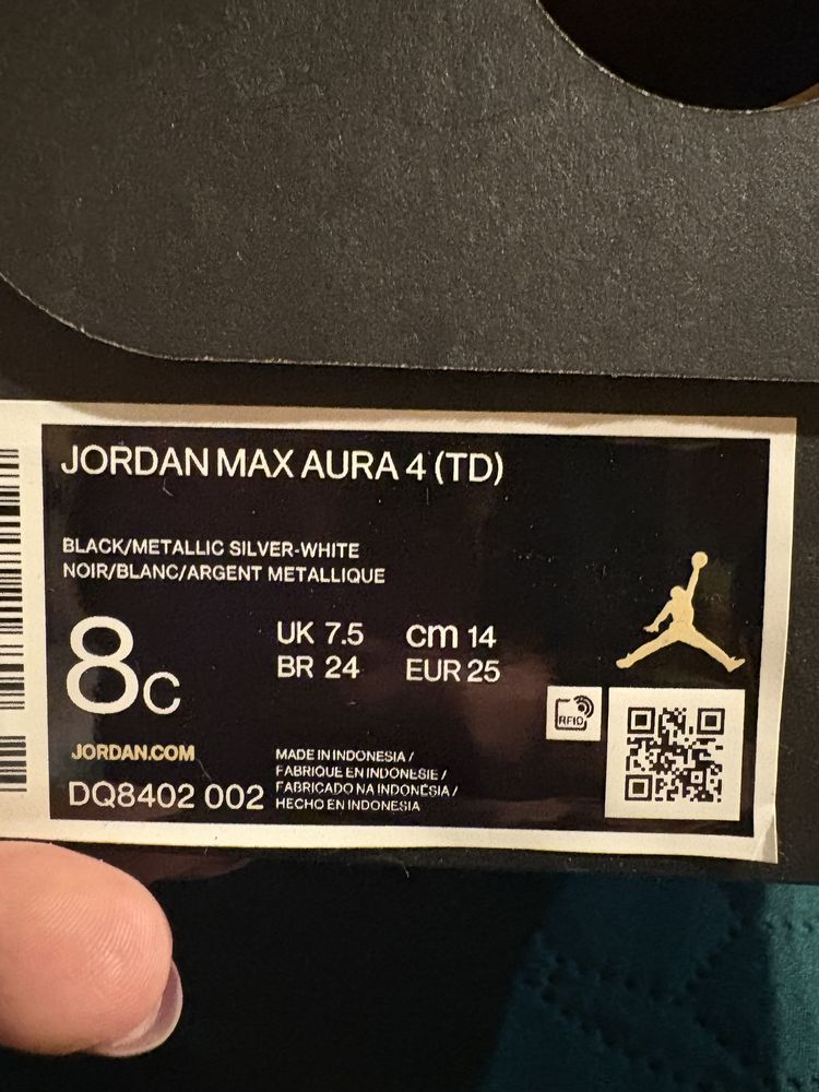 Jordan 24 номер, никакви следи от употреба