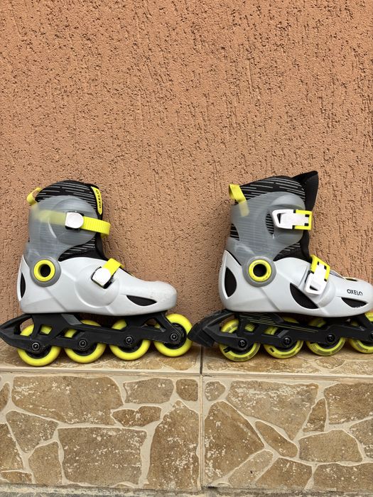 Role Dechatlon PLAY5 Gri Copii Gri pal - Mărime 30/32