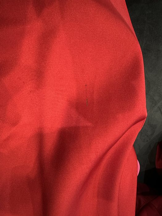 Официална червена дълга рокля р. 46