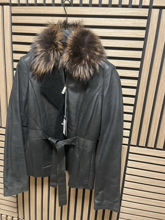 PINKO : Яке/ Палто естествена кожа размер S-M / Оригинал