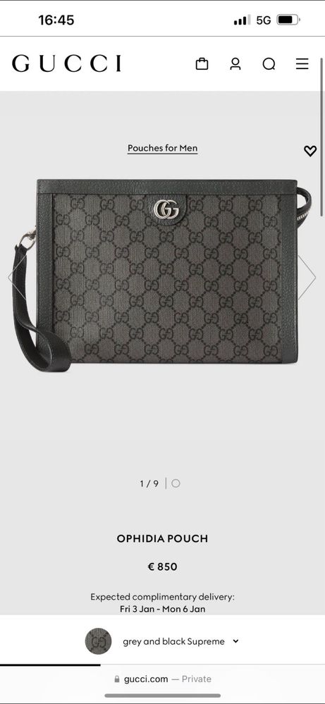 Gucci Ophidia unisex clutch клъч