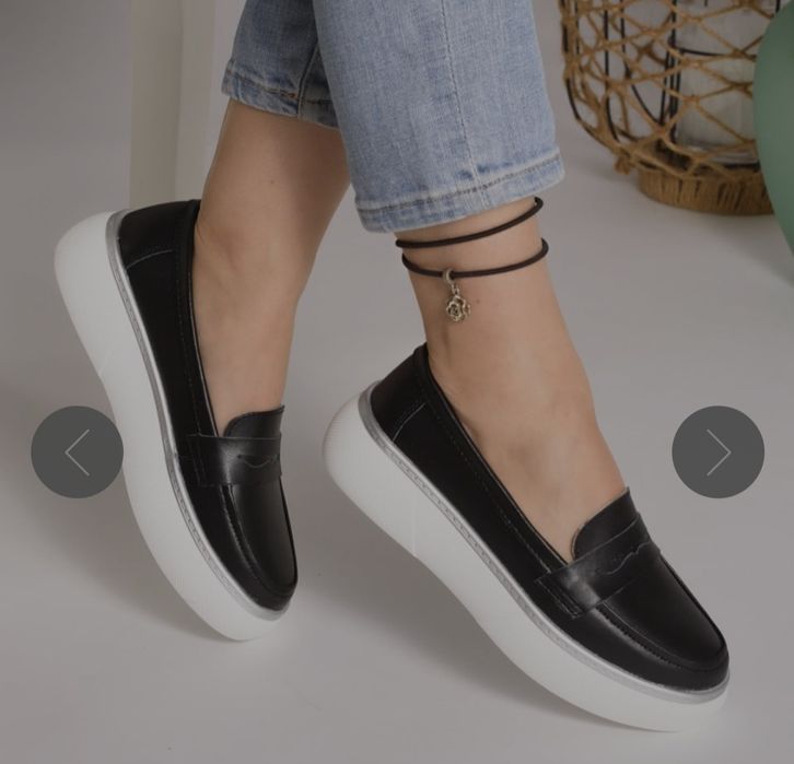 Pantofi casual piele naturala marimea 38