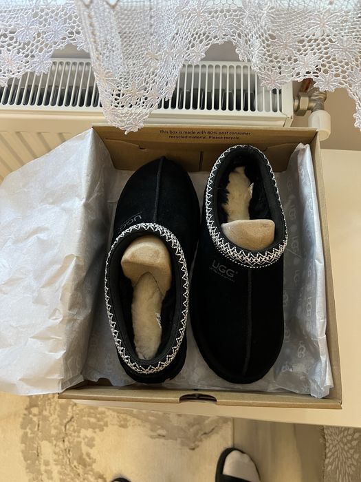 Papuci UGG piele intoarsa inblanite