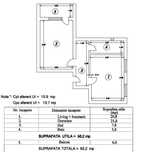 Apartament 2 camere decomandat – Aleea Salcâmilor, 56,2 m²