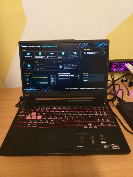 Asus tuf gaming ryzen7 1660ti