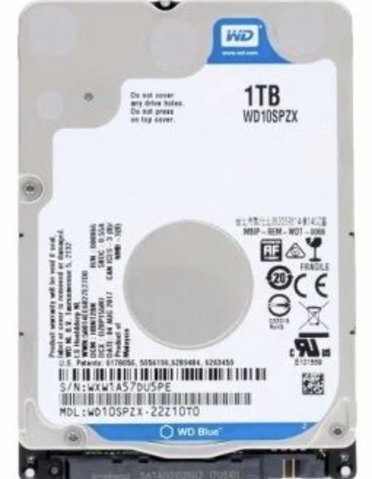 Жесткий диск WD Blue WD10SPZX 1 ТБ