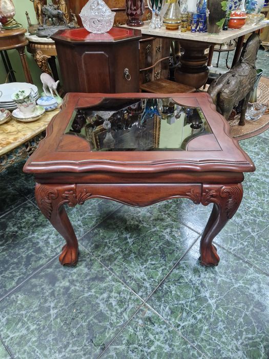 Уникална антикварна английска дървена маса Чипъндейл