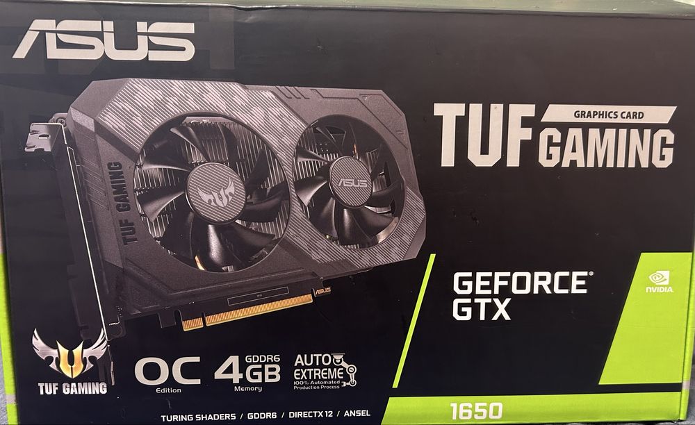 Geforce 1650 tuf gaming 4gb oc