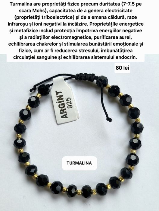 Brățări cu pietre semiprețioase și biluțe din argint