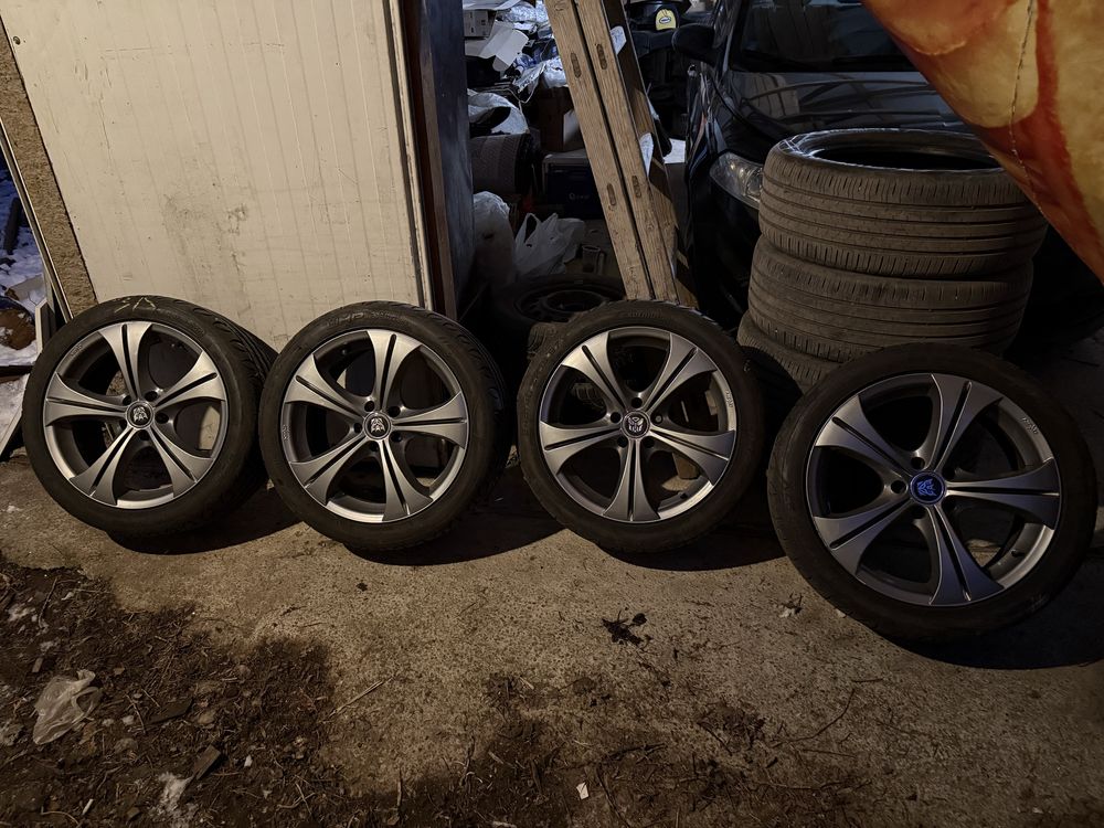 Лети джанти 18 5x112 + 245/40/18 DOT23 Audi VW Seat Skoda Mercedes BMW