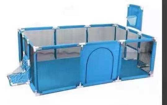 Детский манеж с баскетбольным кольцом —220х120см