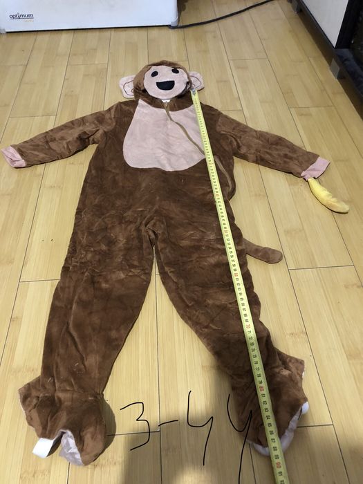 Costum Halloween copii Maimuta cu banana