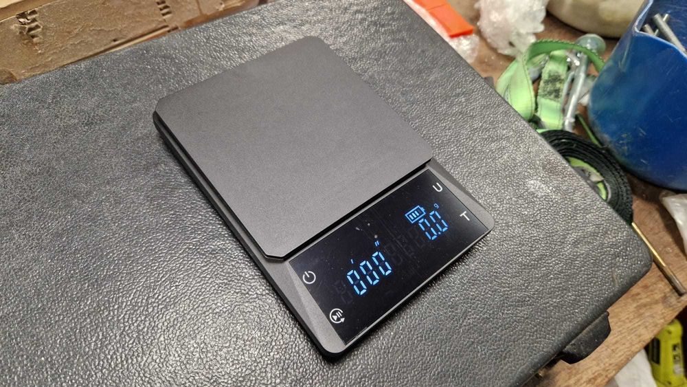 Cantar Digital de Cafea cu Cronometru Rezistent la Apa - NOU