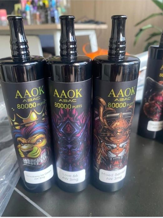 Vape 80.000 Puffs Narghilea Abur Mult Display Reincarcabil