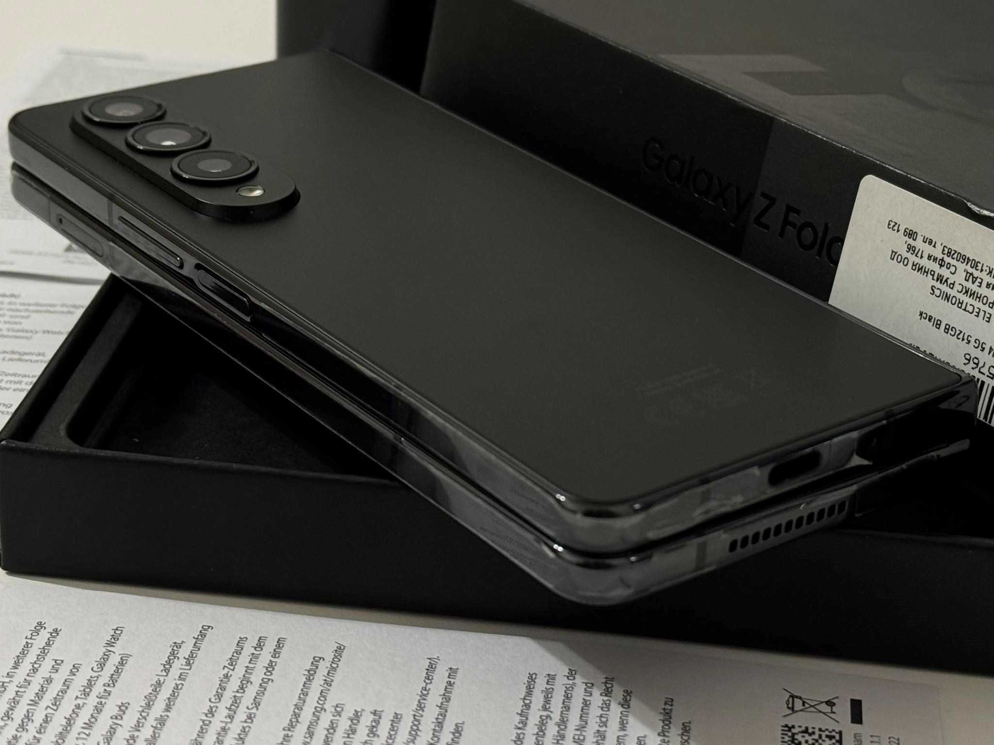 Уникат! 512GB Galaxy Fold 4 Phantom Black (Черен) Гаранция! Бартер!