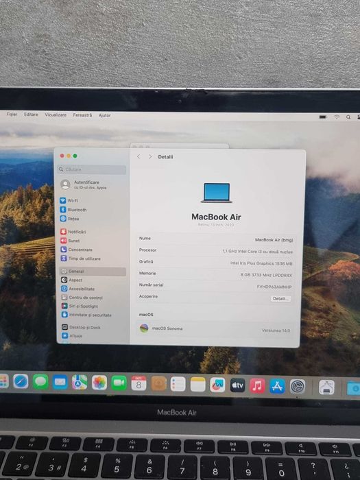 MacBook Air i3  2020 Bmg Amanet 95062