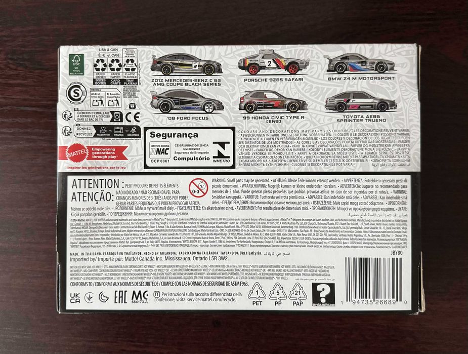 Hot Wheels ZAMAC 6-pack