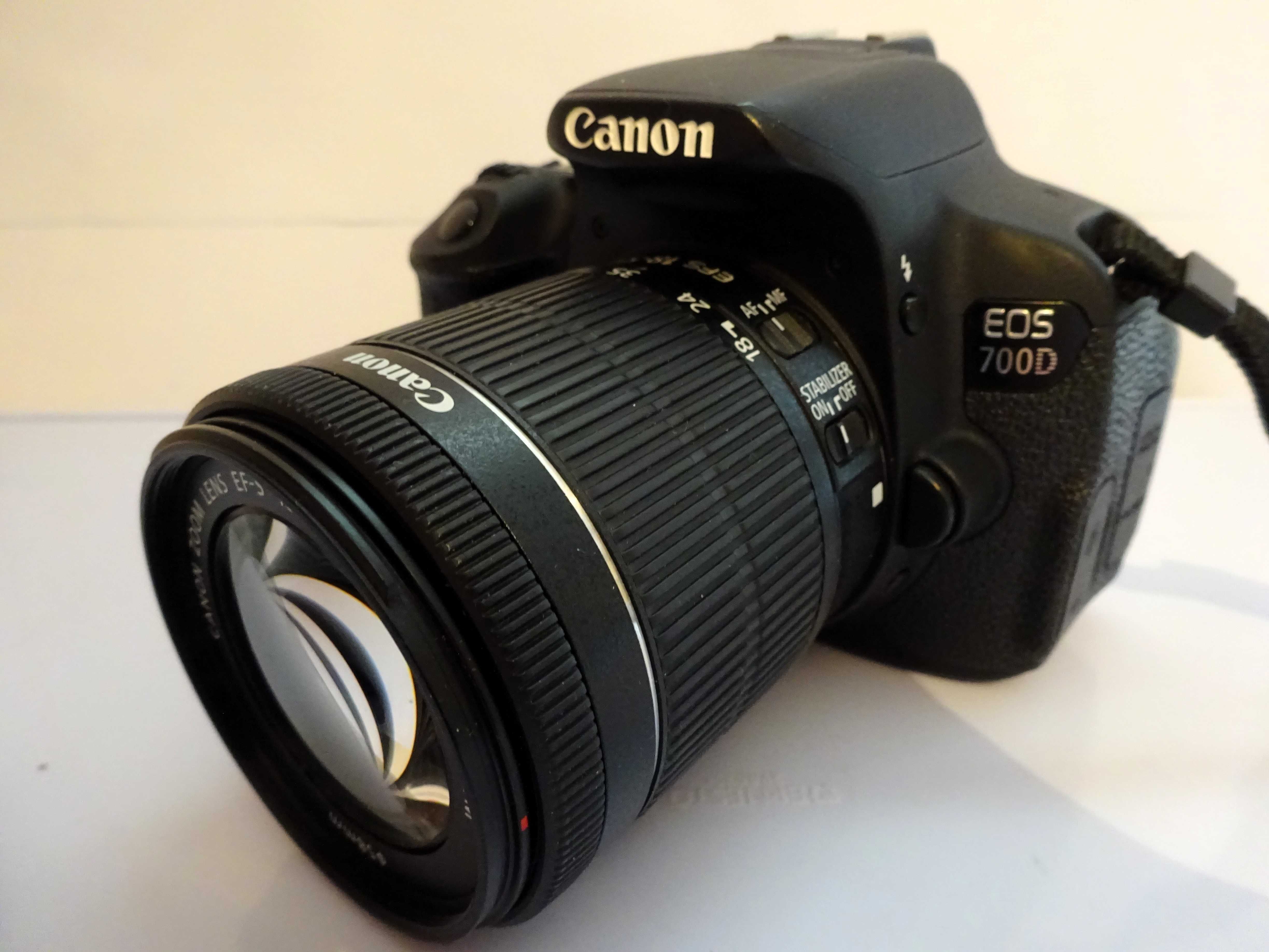 Нов Canon 700D + 18-55mm IS STM (само 620 кадъра)