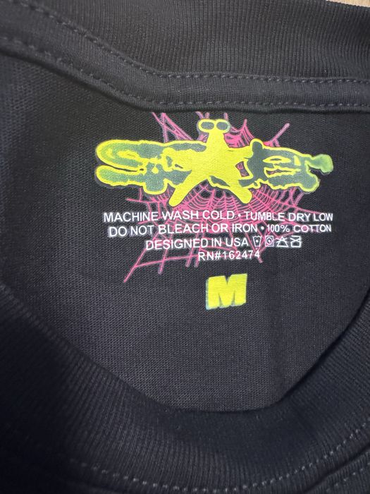 НОВО! sp5der "Atlanta" Black T-shirt тениска