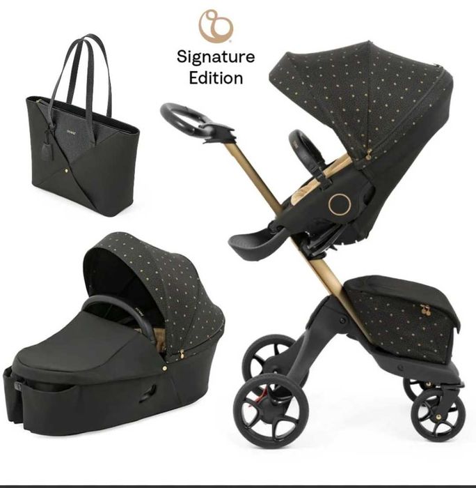 Stokke Xplory X Signature edition + бебешки кош