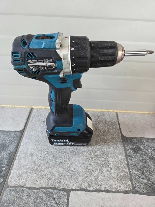 Makita DDF484 brushless, fara perii cu baterie 18v 3.0Ah