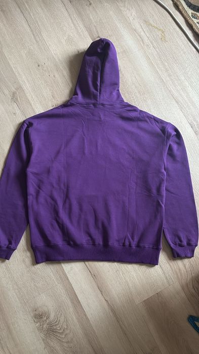 Hanorac mov cu glugă, model „spider web”, unisex, mărime L