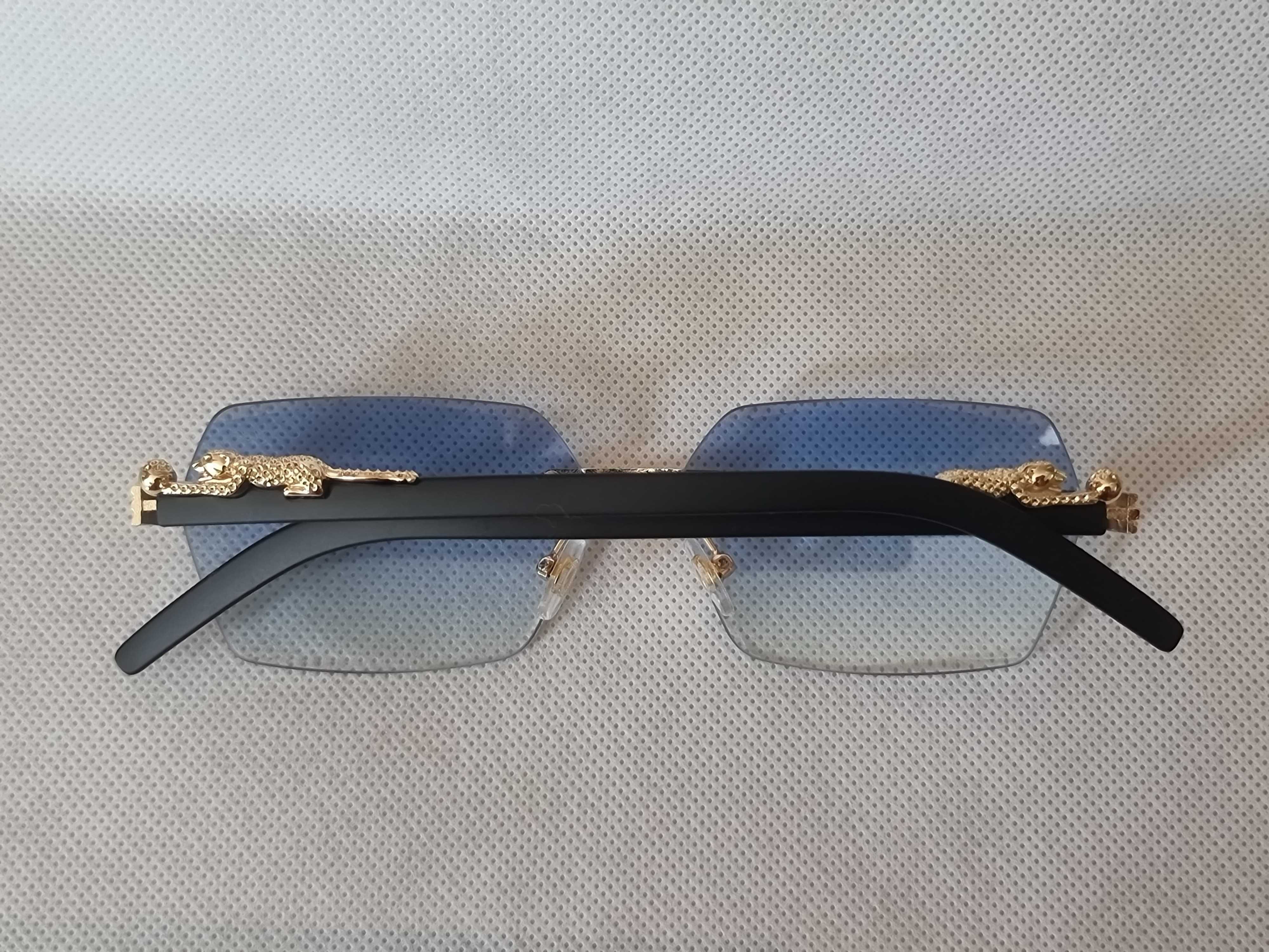 Ochelari de soare Cartier model 8335 lentila albastra