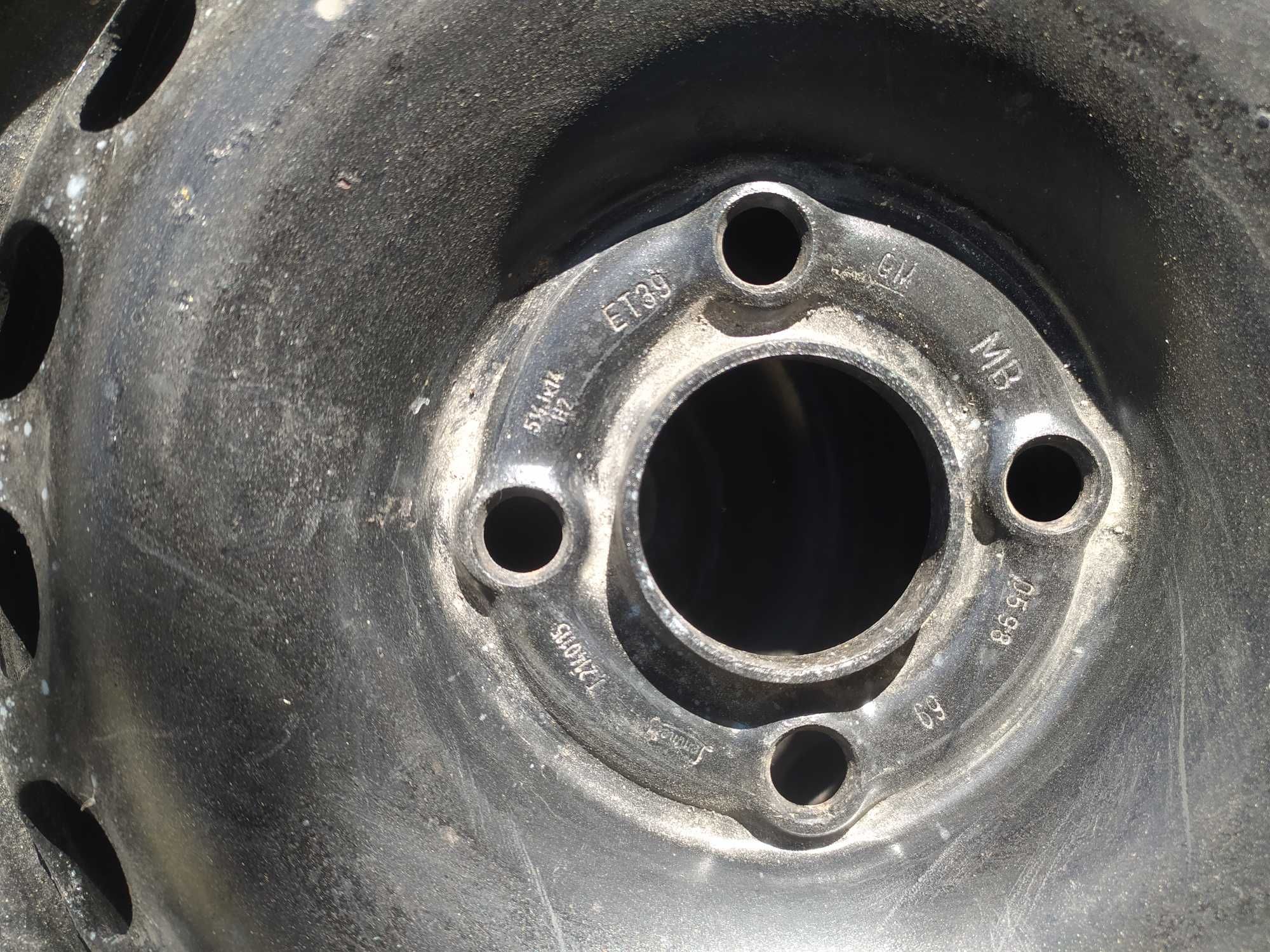 Джанти 14" цола от стомана за Опел (OPEL) 5,5J ET39 - 2бр