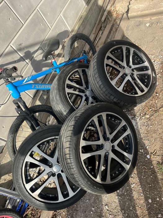 Продам диски с резиной рельсы r17