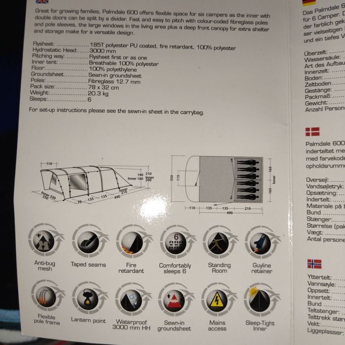 Cort Palmdale 600 easy camp