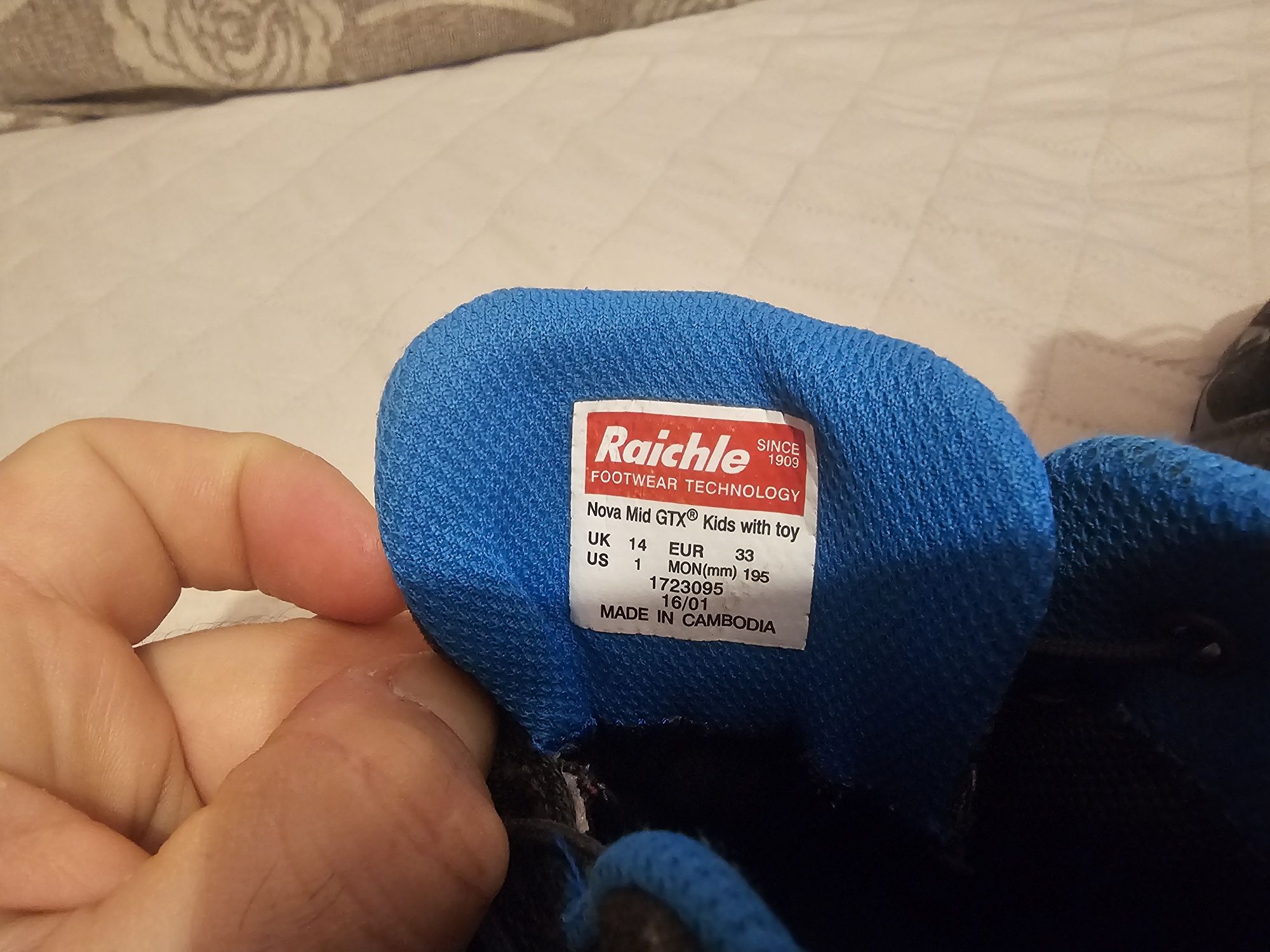 Vând ghete bocanci copii Mammut Nova Mid GTX kids Gore-tex măsura 33