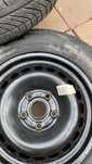 Anvelope 195/65 R15 + jante tabla originale Passat - set 5 bucati