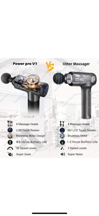 Aparat masaj tip pistol profesional